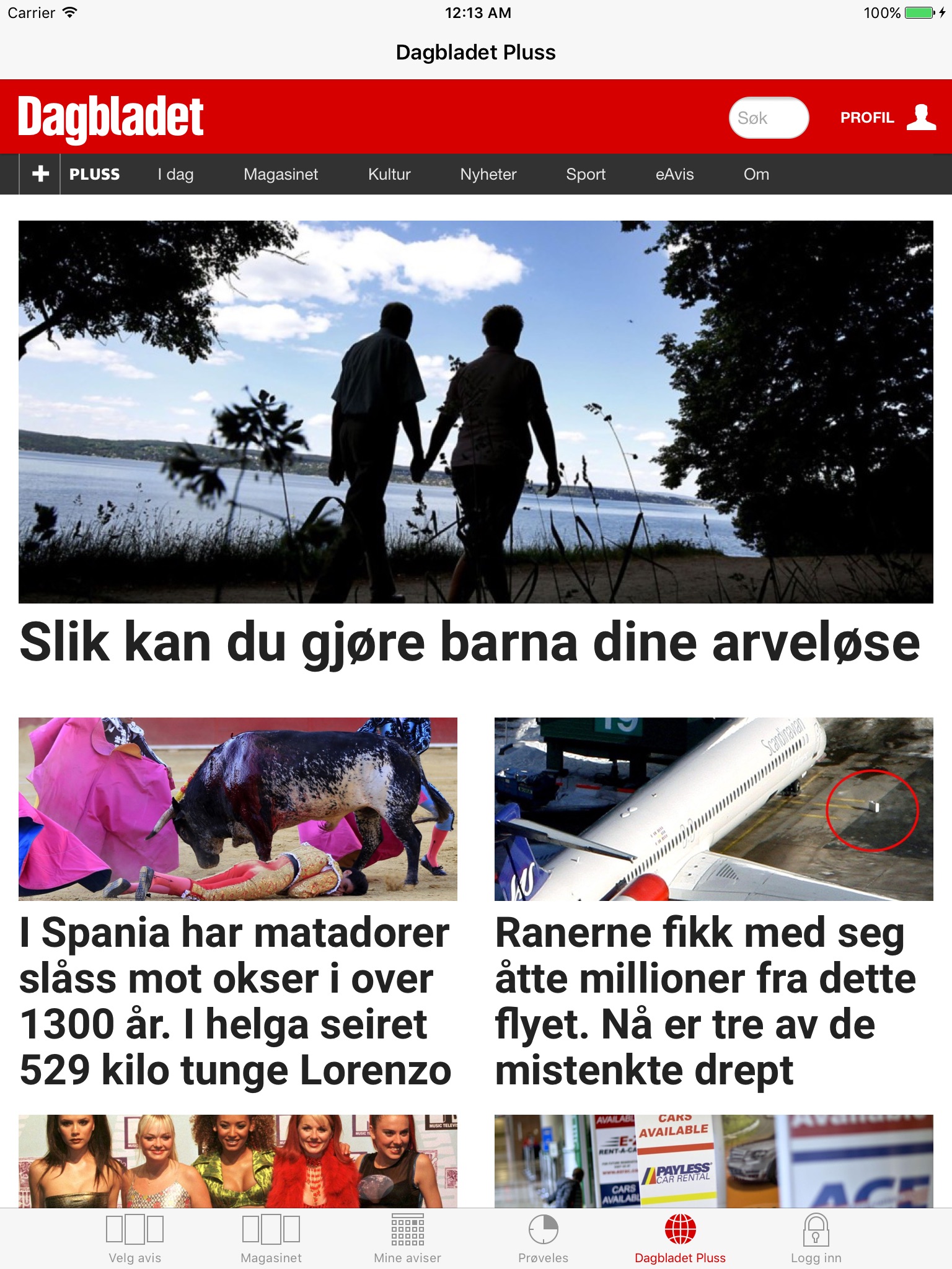 Dagbladet Pluss screenshot 4