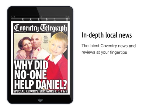 Coventry Telegraph Newspaper - náhled