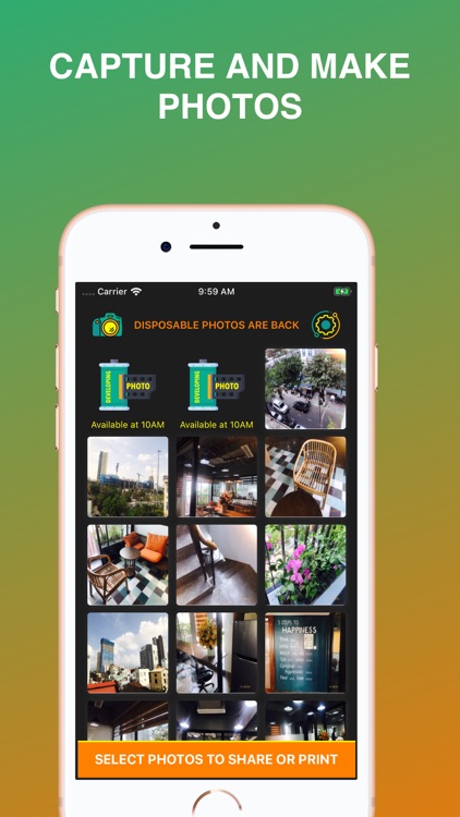 Disposable camera filter app screenshot-1