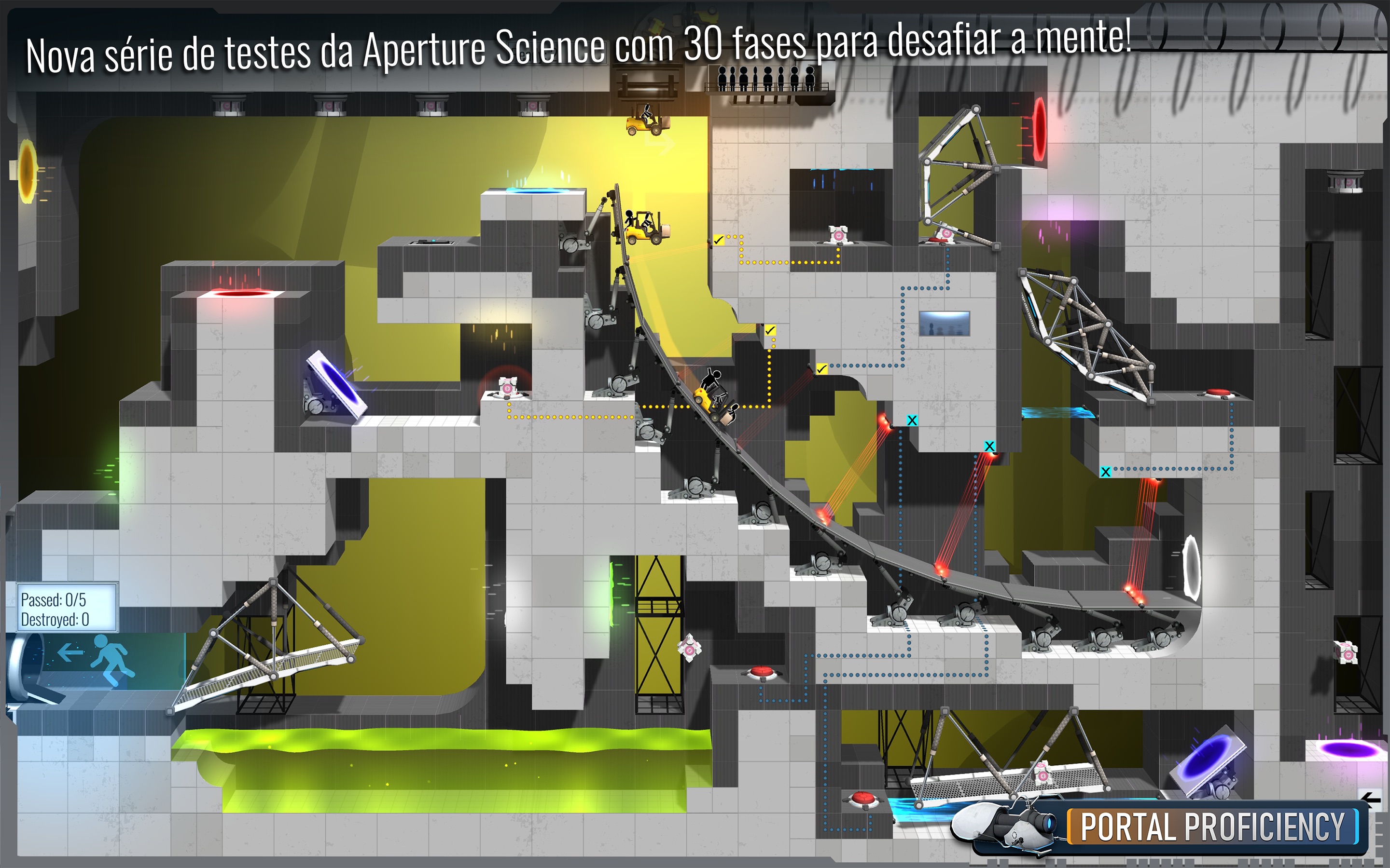 Screenshot do app Bridge Constructor Portal