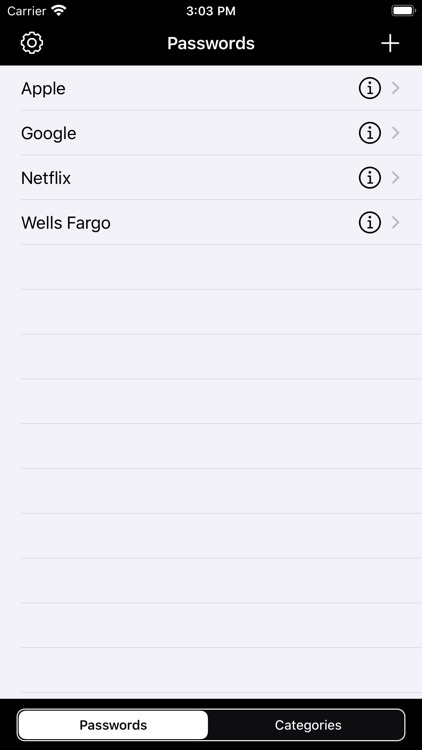 iPW Password Warehouse