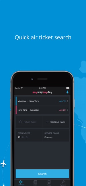 Anywayanyday – flights, hotels