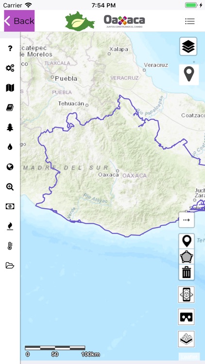 Mapa Oaxaca