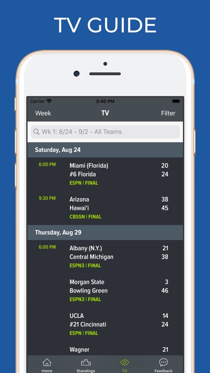 Tulane Football Schedules screenshot-6