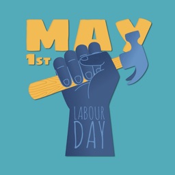 May Labour Day Stickers