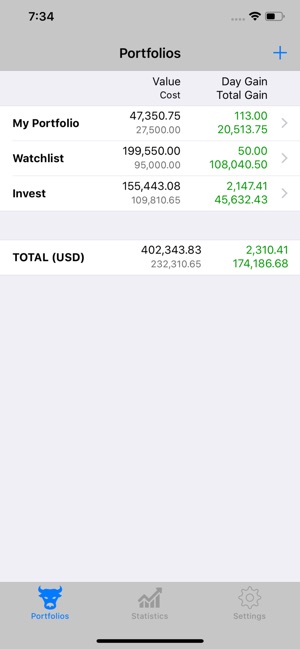 Portfolio - Monitor Stocks