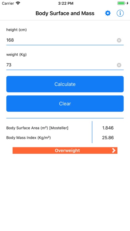 Body Surface And Mass