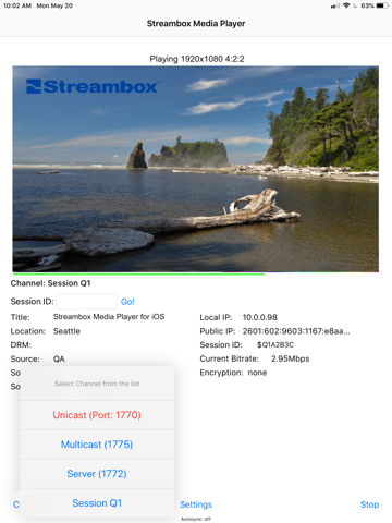 Streambox Media Player screenshot 3