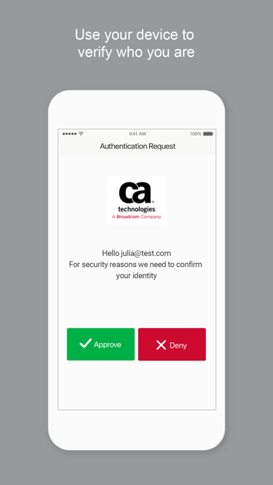 CA Mobile Authenticator screenshot 3