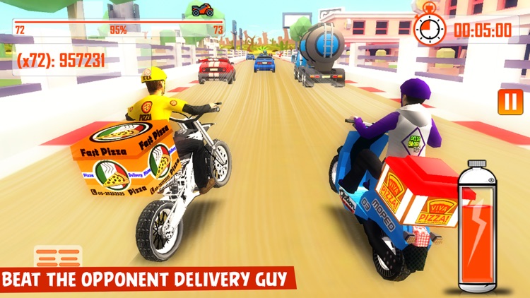 Pizza Delivery Bike Rider screenshot-3