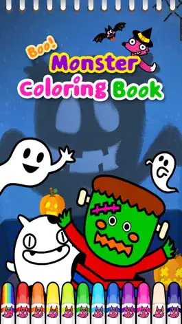 Game screenshot Boo! Monster Coloring Book mod apk