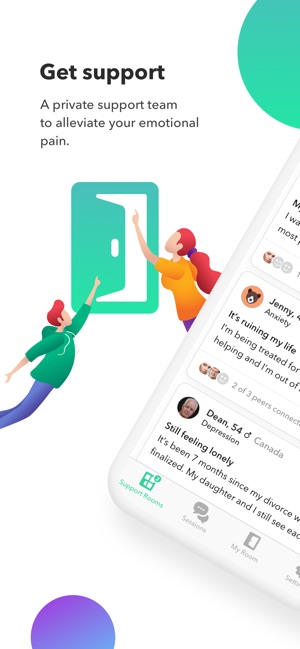 Therapeer Peer Support Groups On The App Store