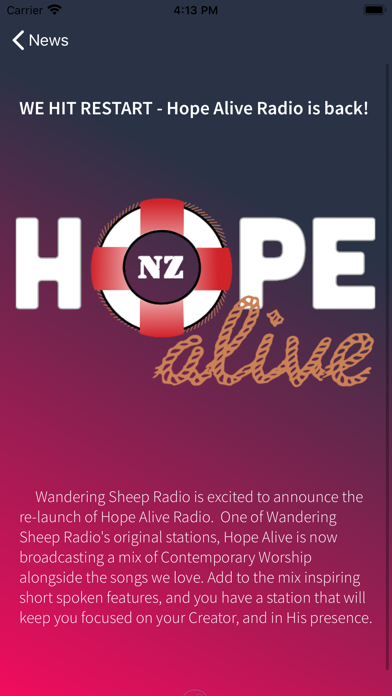 Hope Alive Radio NZ screenshot 4