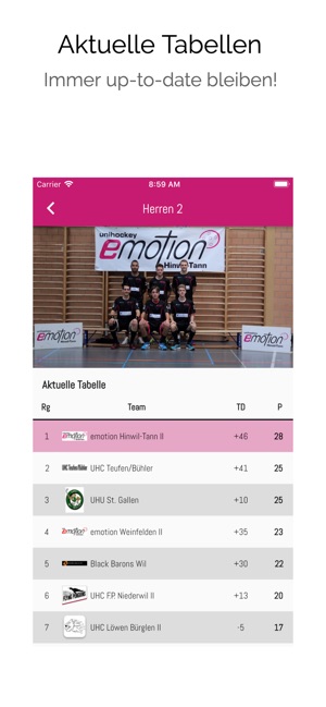 Unihockey emotion Hinwil-Tann(圖3)-速報App