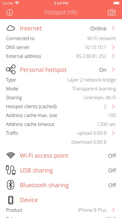 Hotspot Info screenshot-0