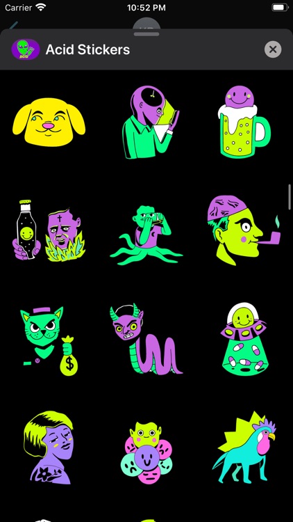 Acid Stickers: Trippy Fun screenshot-5