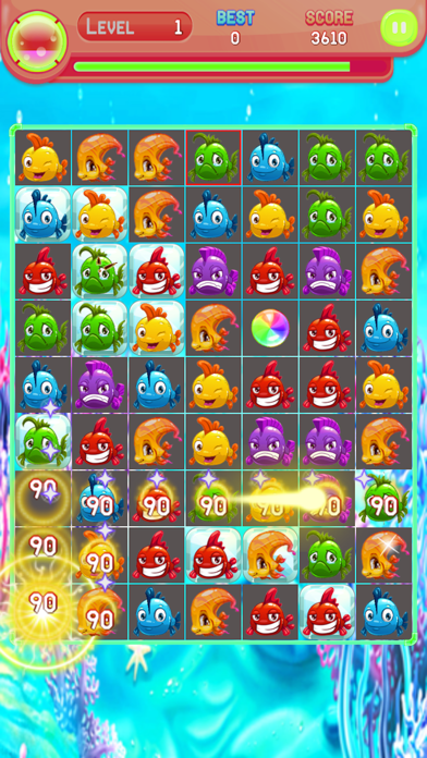 Fishes Puzzle Match 3 screenshot 3
