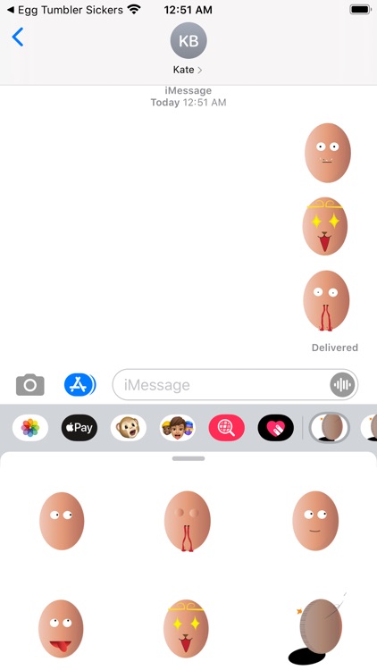 Egg Tumbler Sickers