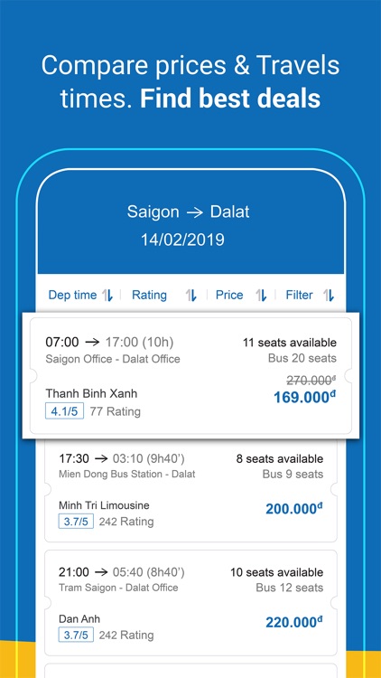 VeXeRe - Bus ticket booking