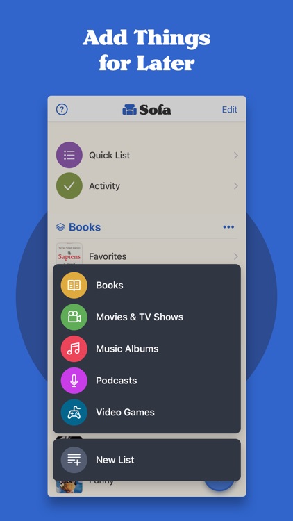 Sofa: Downtime Organizer