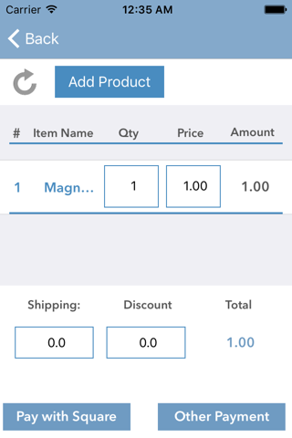 mPOS.sale(Infusionsoft+Square) screenshot 4