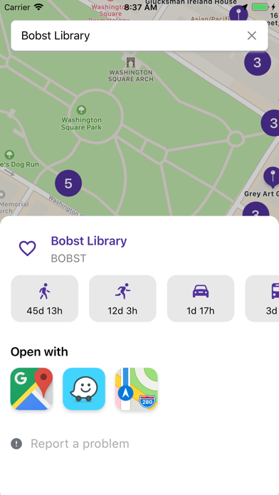 NYU Campus Maps screenshot 3