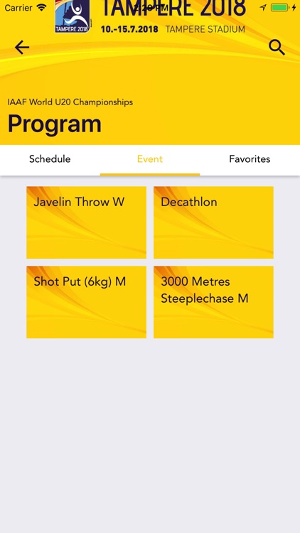 Tampere Events App