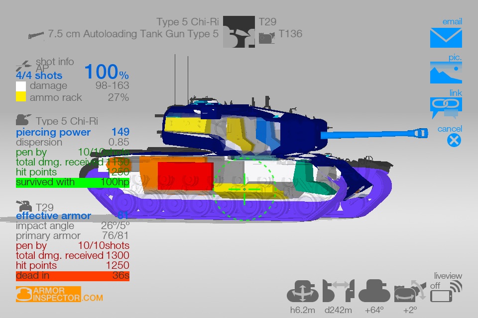Armor Inspector: WoT PC,Blitz screenshot 3