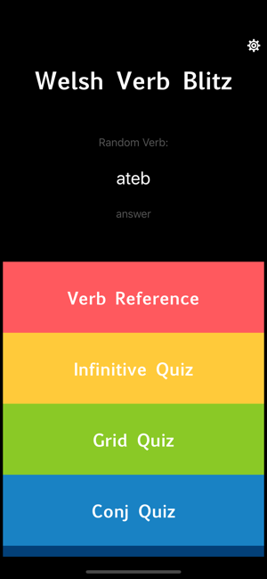 Welsh Verb Blitz