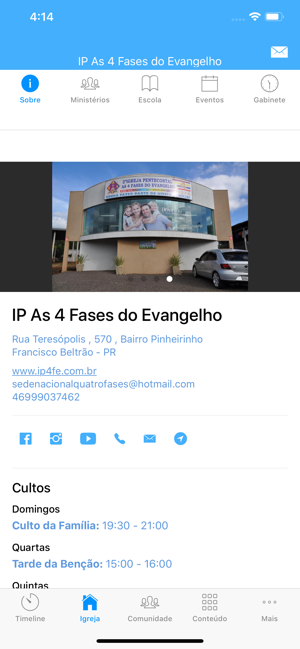 IP AS 4 Fases do Evangelho