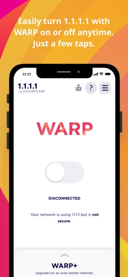 1.1.1.1: Faster Internet app screenshot