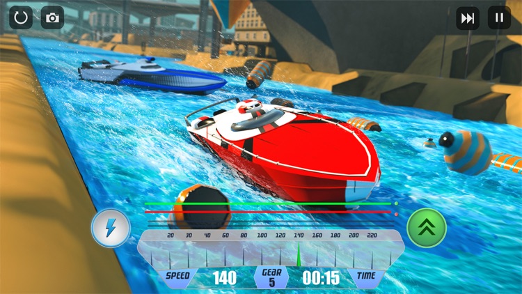Speed Boat Racing Simulator 3D screenshot-0