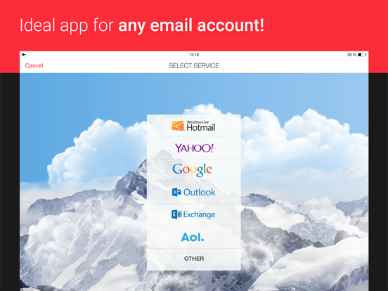 myMail – Email for Hotmail, Gmail and Yahoo Mail screenshot