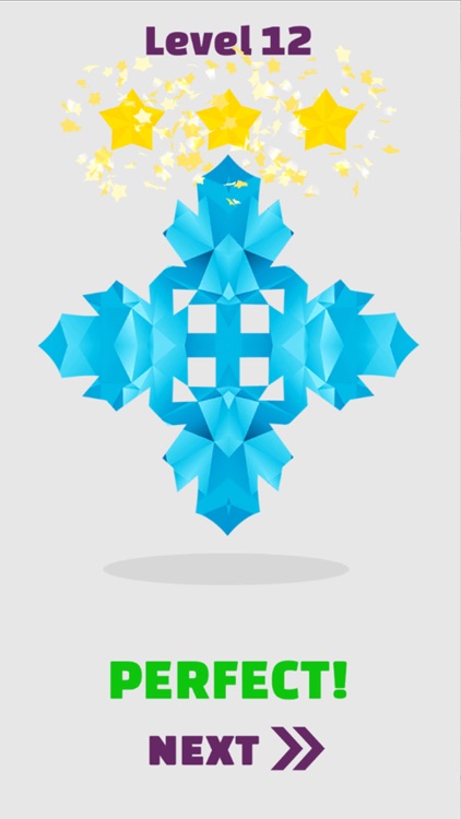 Snowflakes - Paper Puzzle screenshot-3