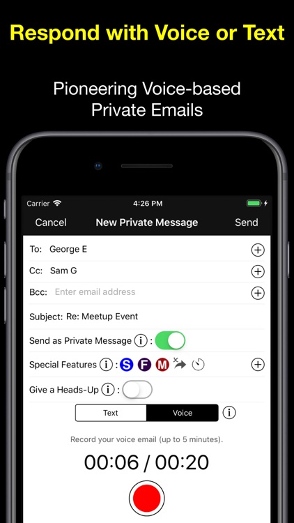EPRIVO Private Email w/ Voice screenshot-4