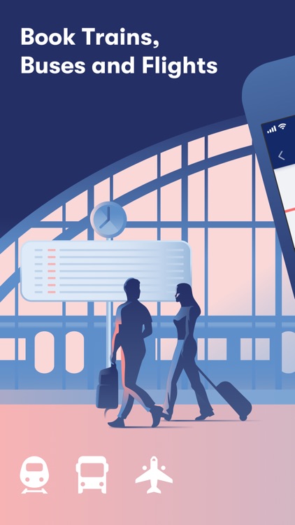 Omio: Train, Bus, Flight App screenshot-0