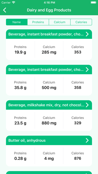 Nutrition Data - Food Calorie screenshot 3