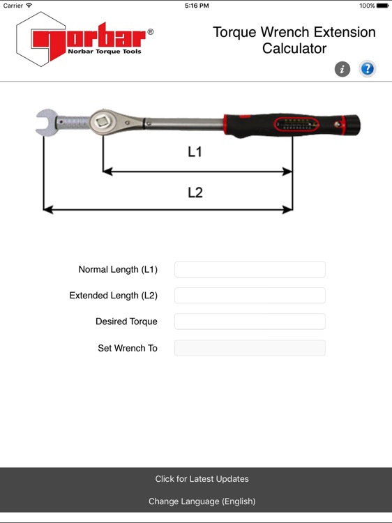 Torque Wrench Extension Calc