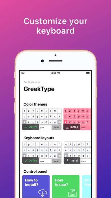 GreekType – Greek Letters screenshot 2