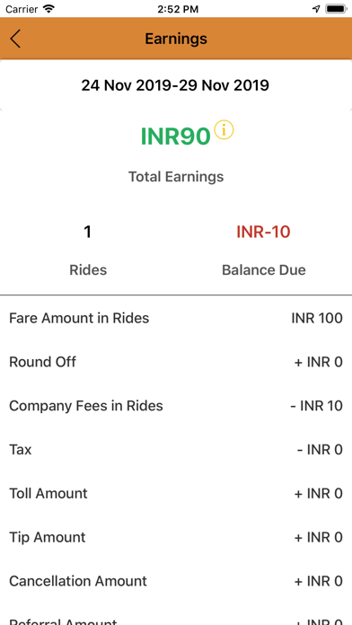 Namo taxi partner screenshot 2