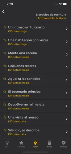 Captura de Pantalla 8 iDeas para Escribir iphone