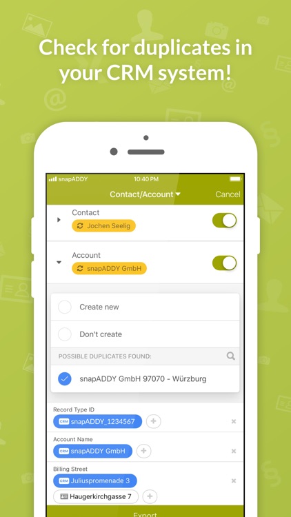 Business Card Scanner for CRM screenshot-3