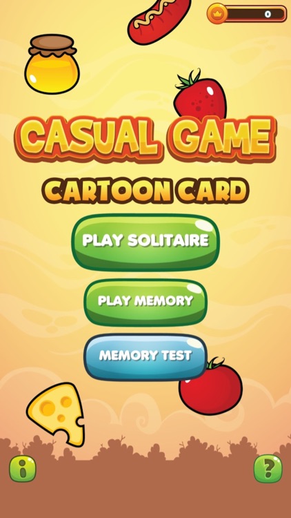 Casual Cartoon Game Card