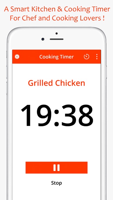 How to cancel & delete Multi Kitchen & Cooking Timer from iphone & ipad 1