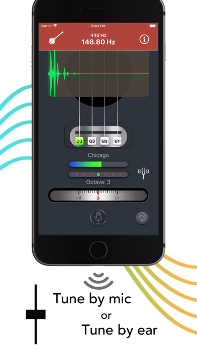 Chromatic Instrument Tuner, HZ screenshot 4