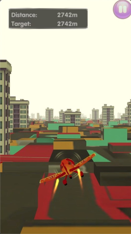 Airplane fly in city screenshot-3