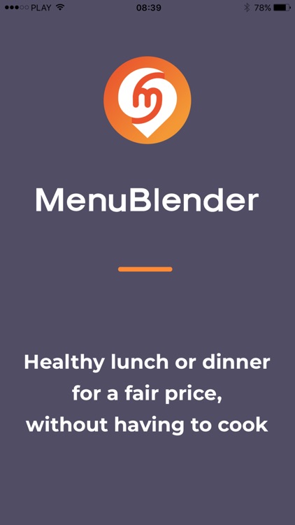 MenuBlender - food booking