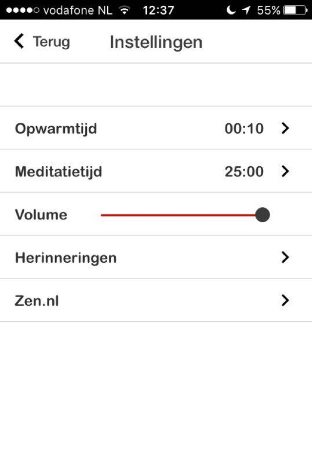 Zen.nl Meditatie App screenshot 4