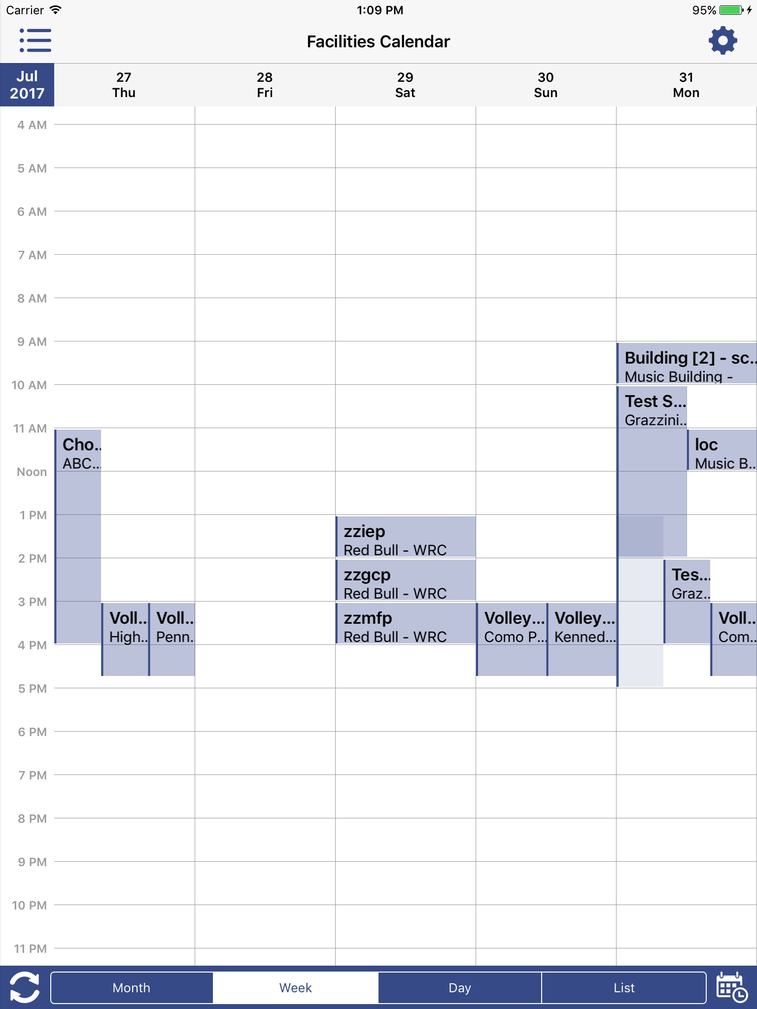Facility Scheduler screenshot 4