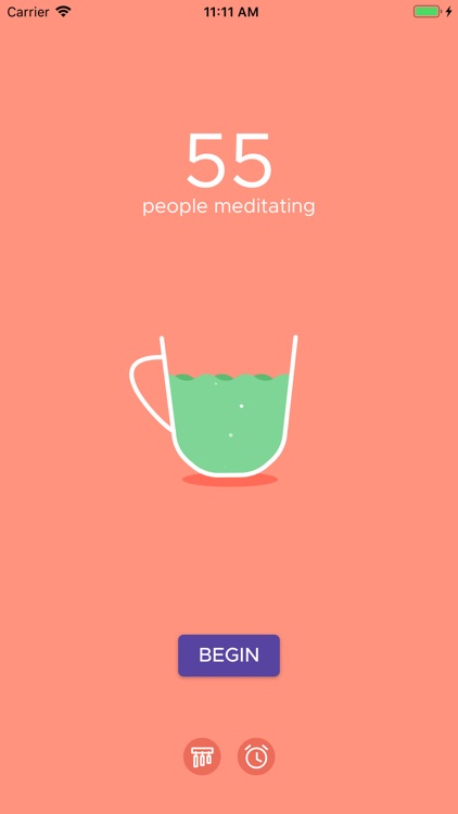 Empty Cup: Meditation Timer